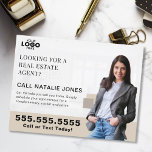 Carte Postale Realtor Farming Mailer Real Estate Marketing Logo<br><div class="desc">Take your real estate marketing to the next level with this personalized farming mailer postcard, designed to showcase your expertise and build trust in your neighborhood. Perfect for reaching potential home sellers, this customizable postcard lets you upload your logo and include a professional photo, creating a polished and approachable look....</div>