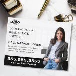 Carte Postale Realtor Farming Mailer Real Estate Marketing Logo<br><div class="desc">Take your real estate marketing to the next level with this personalized farming mailer postcard, designed to showcase your expertise and build trust in your neighborhood. Perfect for reaching potential home sellers, this customizable postcard lets you upload your logo and include a professional photo, creating a polished and approachable look....</div>