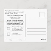 Carte postale Realtor Home Valuation Marketing (Dos)