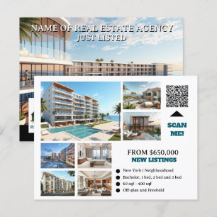 Carte Postale Realtor juste des appartements classés marché immo