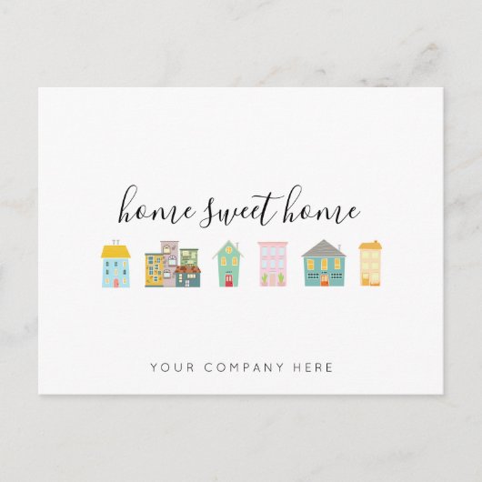 Carte Postale Realtor Maison Douce Maison Promotionnel  (Devant)