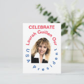 CARTE POSTALE #REALUSAPRESIDENTLAURAHGUILLEN (Debout devant)