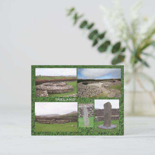 Carte Postale Reask Monastic Site, Kerry Irlande (Debout devant)