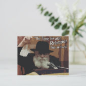 Carte Postale Rebbe (Debout devant)