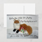 Carte Postale Rebecca et Amy dans ... "Sleigh Bells" (Devant / Derrière)