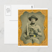 Carte Postale Rebel Calvalryman (Devant / Derrière)