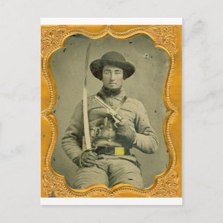 Carte Postale Rebel Calvalryman