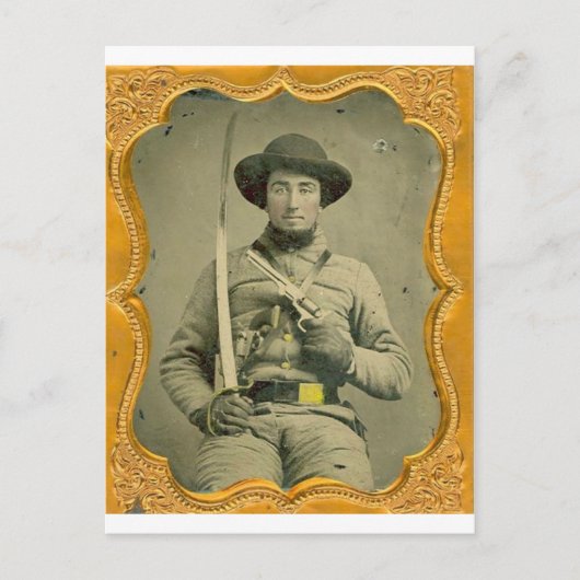 Carte Postale Rebel Calvalryman (Devant)