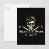 Carte Postale Rebelles britanniques (Devant / Derrière)