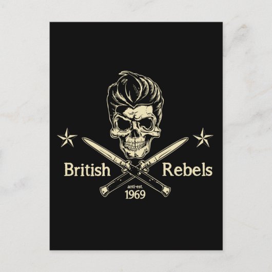 Carte Postale Rebelles britanniques (Devant)