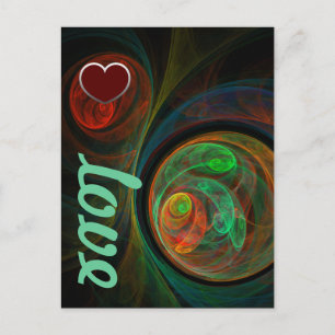 Carte postale Reborn Green Love