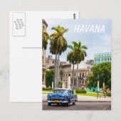 Carte Postale Récars sur la Havana Street (Devant / Derrière)
