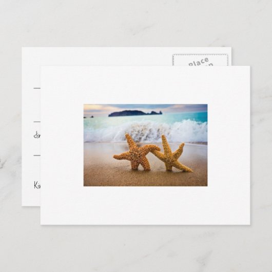 Carte postale Réception (Devant / Derrière)