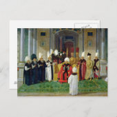 Carte Postale Réception à la Cour du Sultan Selim III (Devant / Derrière)