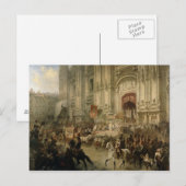 Carte Postale Réception cérémonielle du maréchal (Devant / Derrière)