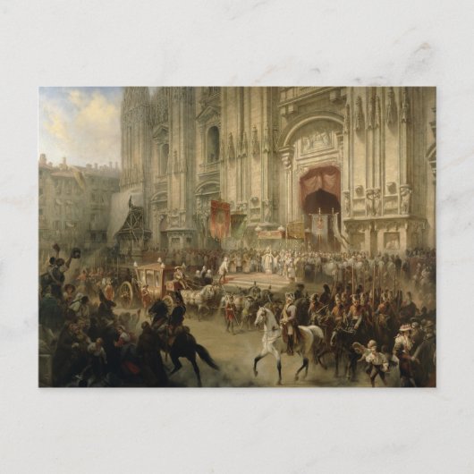 Carte Postale Réception cérémonielle du maréchal (Devant)