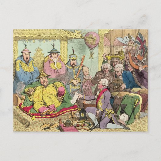 Carte Postale Réception de la Diplomatique (Devant)