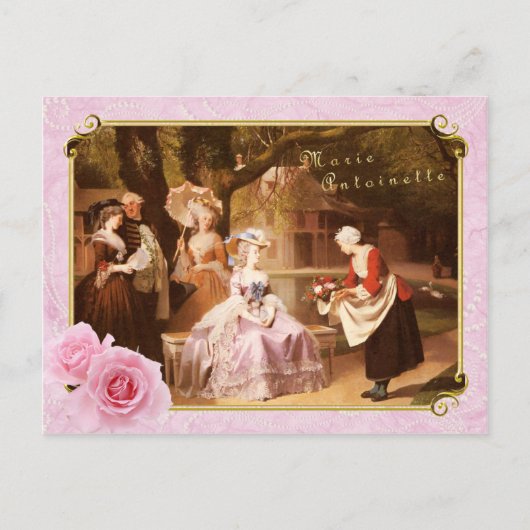 Carte Postale Réception de Marie Antoinette (Devant)
