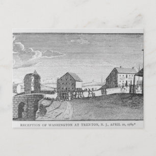 Carte Postale Réception Washington à Trenton, New Jersey