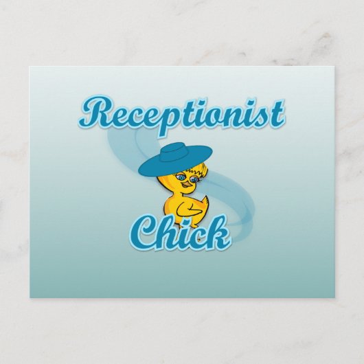Carte Postale Receptioniste Chick #3 (Devant)