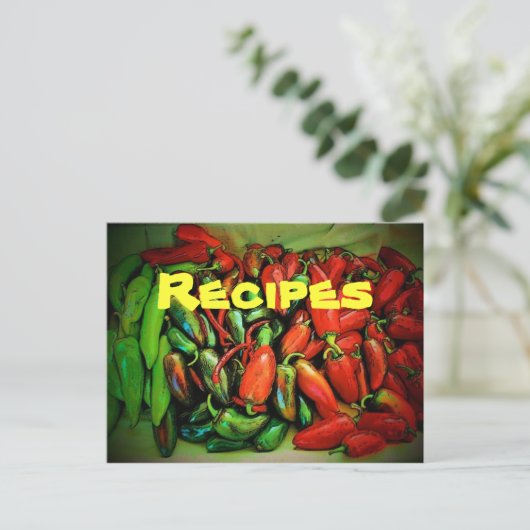 Carte postale Recette (Debout devant)