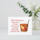 Carte Postale Recette à l'ancienne (Debout devant)