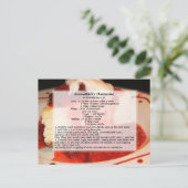 Carte postale Recette au fromage (Debout devant)