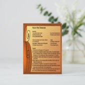 Carte postale Recette au gâteau au fromage hausse (Debout devant)