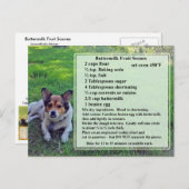 Carte postale Recette au lait-beurre (Devant / Derrière)