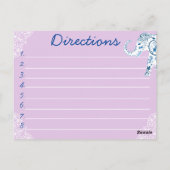 Carte Postale Recette bohème Mandalas & Lotus Elephant (Dos)