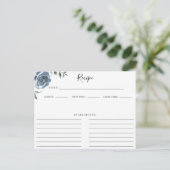 Carte Postale Recette Botanique Bleue Dusty (Debout devant)