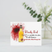 Carte Postale Recette Bud Bud Bloody (Debout devant)