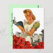 Carte postale Recette Conception Pour Partager Fav (Devant / Derrière)