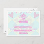 Carte postale Recette Cookie Sucre (Devant / Derrière)