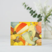 Carte Postale Recette cuisine citrouille et gastronomique (Debout devant)