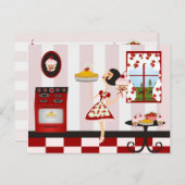 Carte Postale Recette Cuisine de retour (Devant / Derrière)