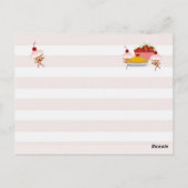 Carte Postale Recette Cuisine de retour (Dos)