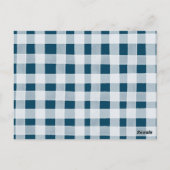 Carte Postale Recette de Baby Shower Fouettée Fleurs Marines (Dos)