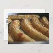 Carte Postale Recette de bananes cuites (Devant / Derrière)