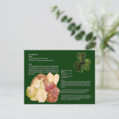 Carte postale Recette de boeuf et de choux corned (Debout devant)