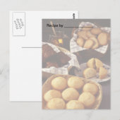Carte Postale Recette de boulangerie et pain 2 blanc (Devant / Derrière)