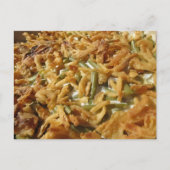 Carte Postale Recette de casserole de haricots verts (Devant)