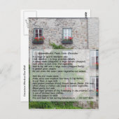 Carte Postale Recette de chowder de maïs GramaBarb (Devant / Derrière)