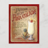 Carte Postale Recette de colada de Pina (Devant)