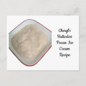 Carte Postale Recette de crème glacée de Pecan sans beurre de Ch (Devant)