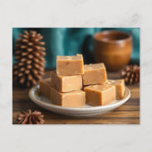 Carte Postale Recette de Fudge au Sirop d'Érable (Devant)