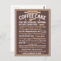 Recette de gâteau à café fait maison pour la Saint