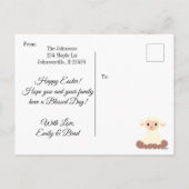 Carte postale Recette de gâteau à l'agneau personn (Dos)