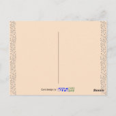 Carte Postale Recette de gâteau au chocolat d'anniversaire (Dos)