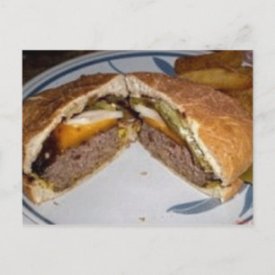 Carte Postale Recette de hamburgers soudés à la bière